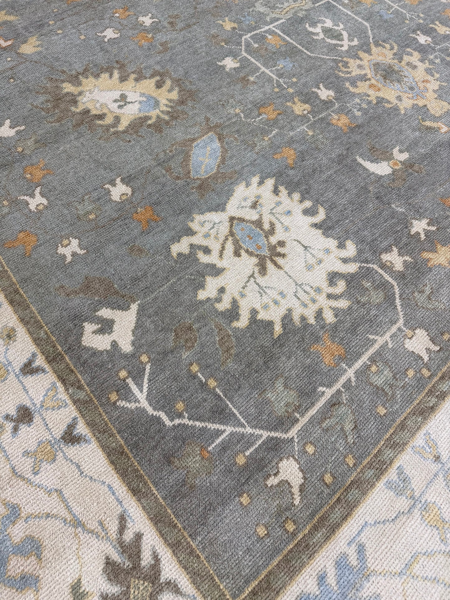 Turkish Oushak Revival Rug