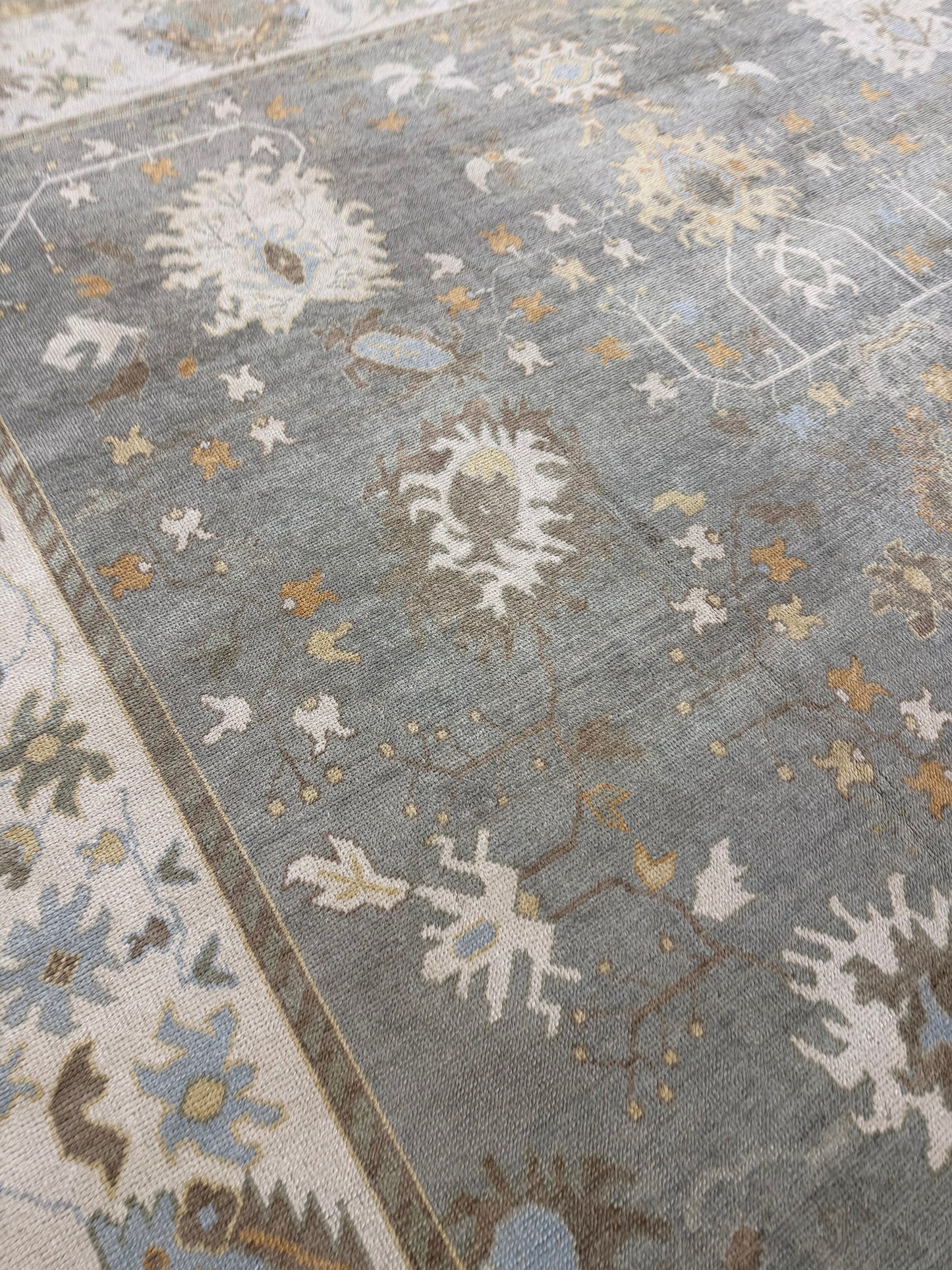 Turkish Oushak Revival Rug