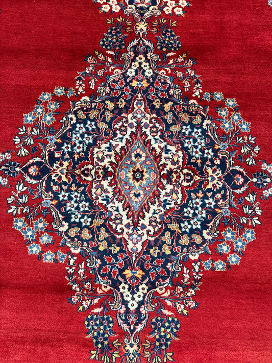 Vintage Persian Kashan Rug