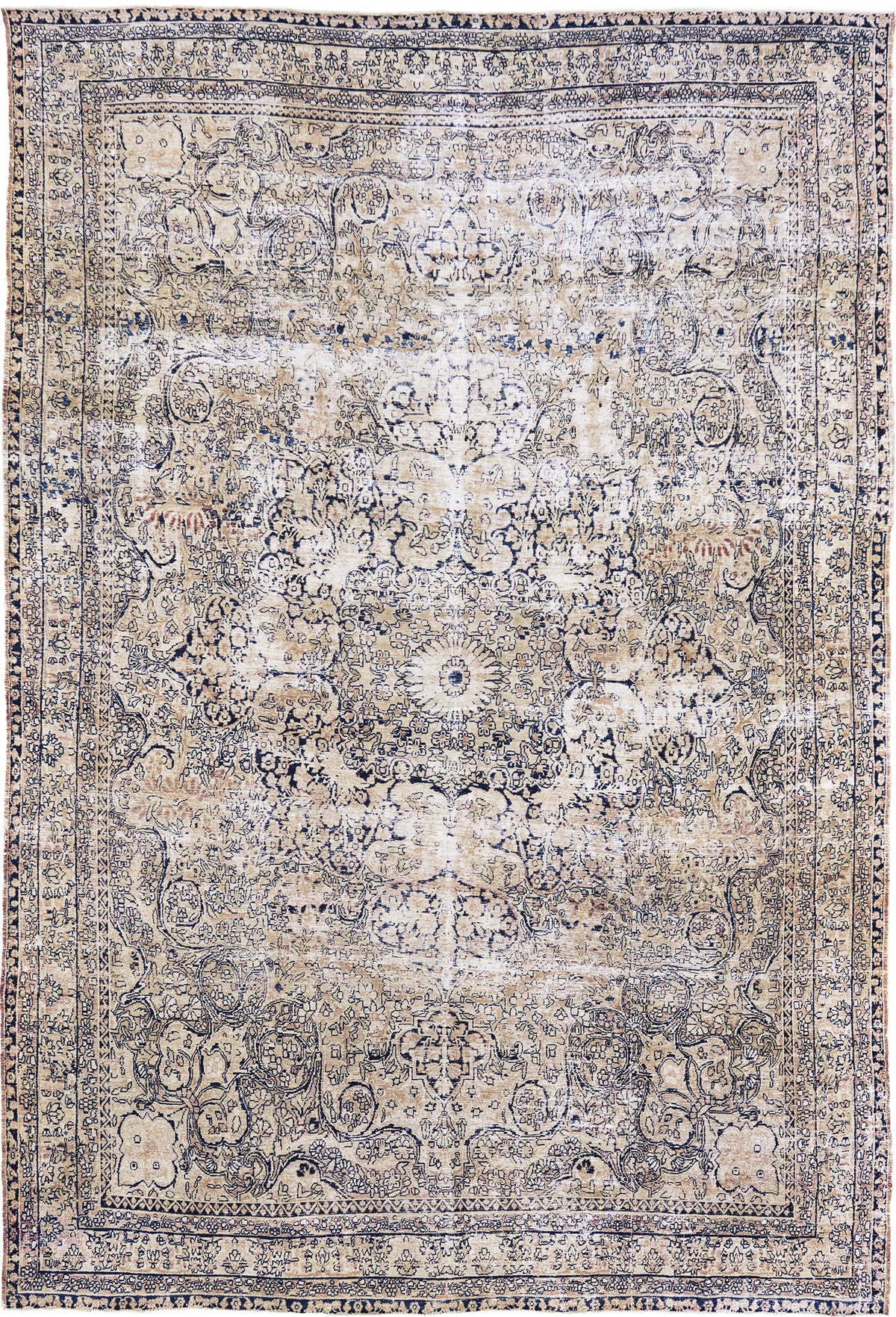 Antique Persian Kerman Rug - one-of-a-kind handmade area rug