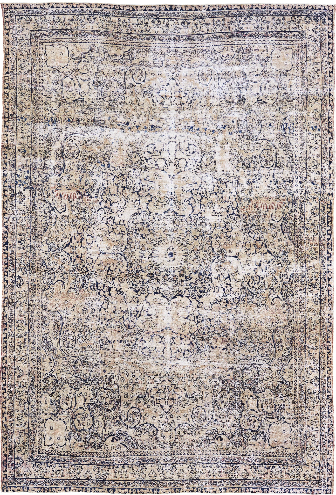 Antique Persian Kerman Rug - one-of-a-kind handmade area rug