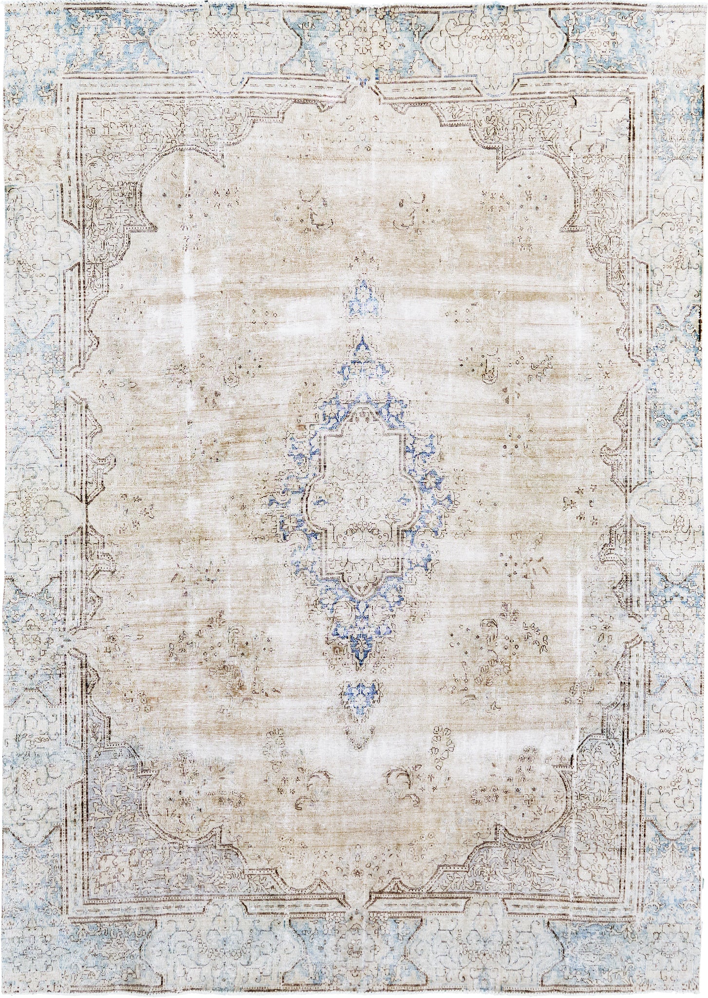 Vintage Persian Kerman - one-of-a-kind handmade area rug [#3]