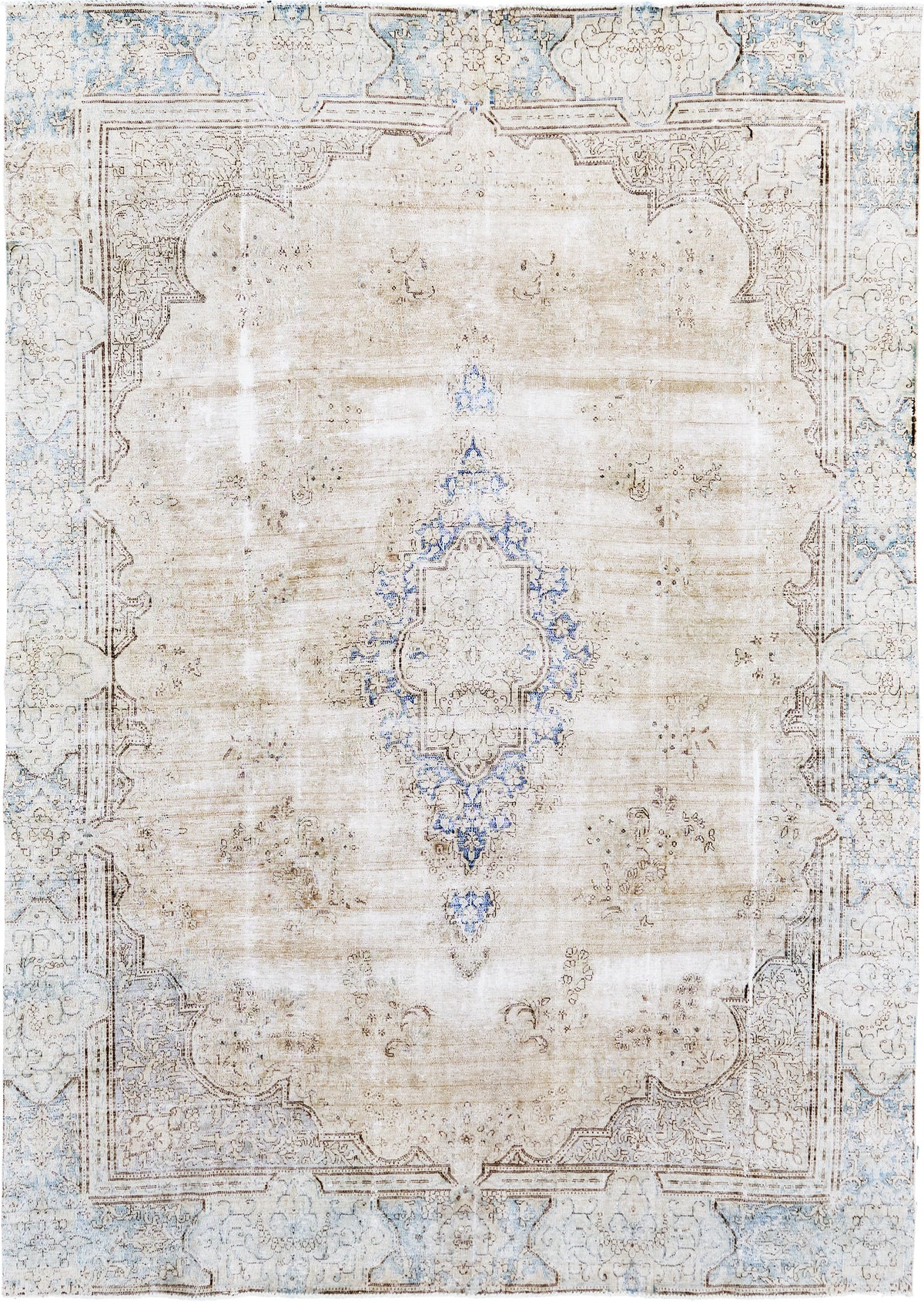 Vintage Persian Kerman - one-of-a-kind handmade area rug [#3]