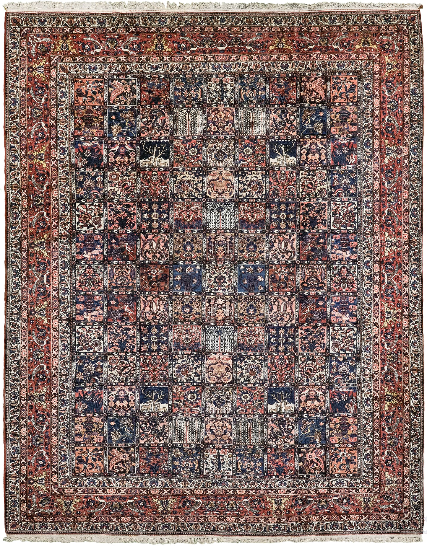 Vintage Persian Bakhtiari - one-of-a-kind handmade area rug [#2]