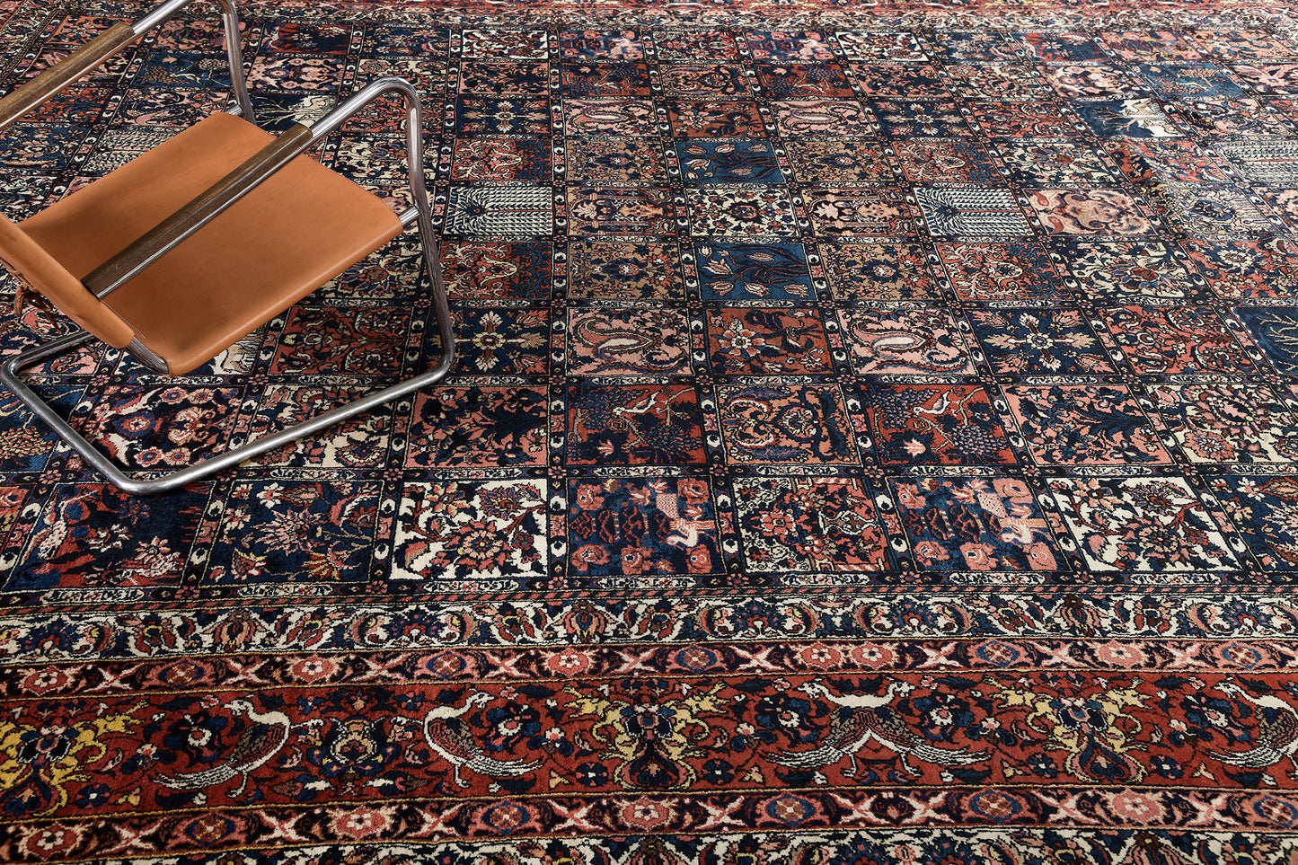 Vintage Persian Bakhtiari - full length showing color variation [#2]