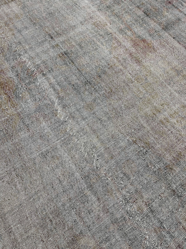 Antique Turkish Anatolian Rug - hand-knotted in Turkey - overhead flat lay view [#3]
