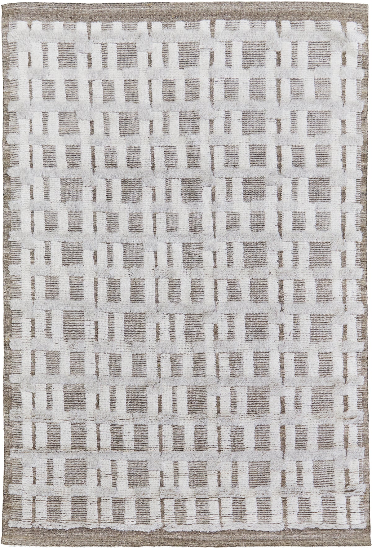 Bittern, Sandpiper Collection, Ivory Taupe - one-of-a-kind handmade area rug [#9]
