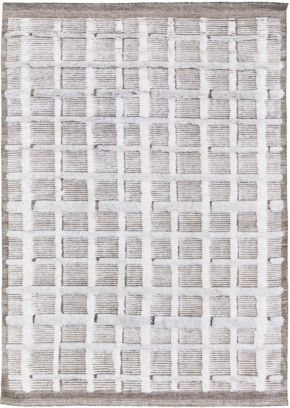 Stork, Sandpiper Collection, White Sand - one-of-a-kind handmade area rug