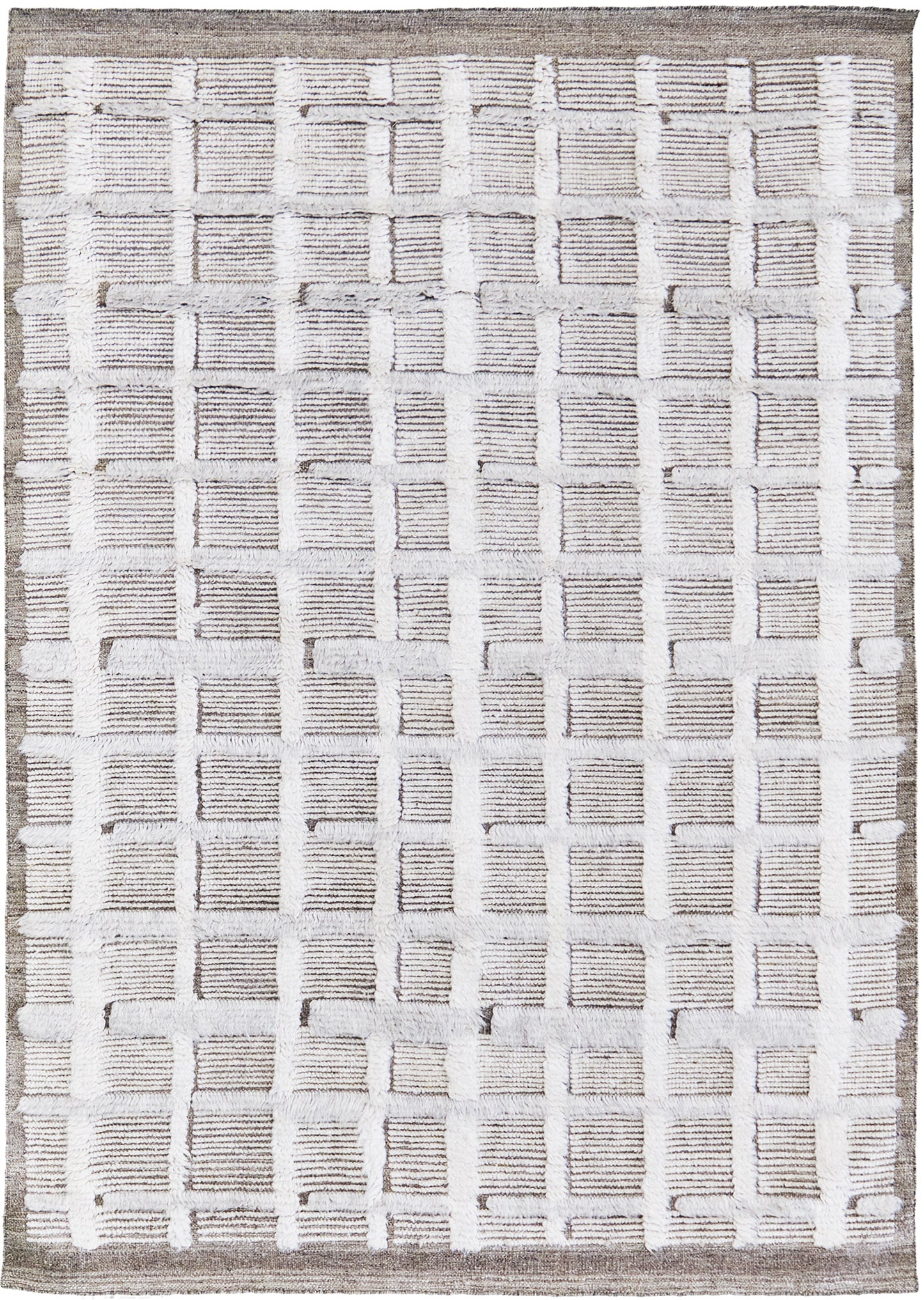 Stork, Sandpiper Collection, White Sand - one-of-a-kind handmade area rug