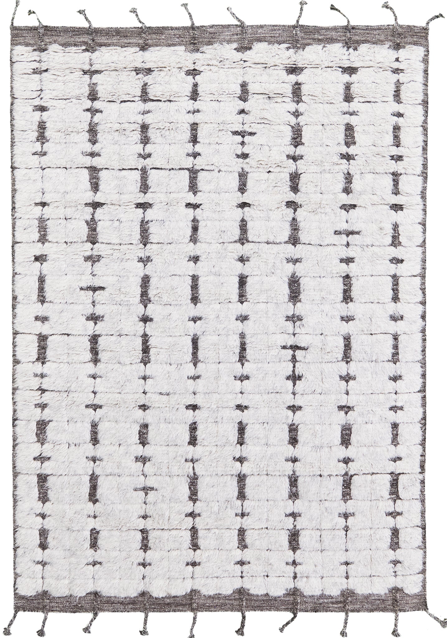 Ibis, Sandpiper Collection, Silver - one-of-a-kind handmade area rug [#9]