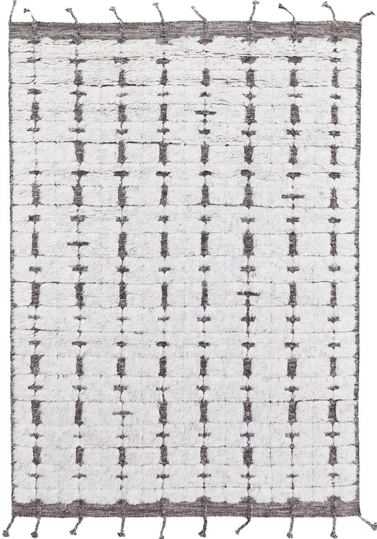 Ibis, Sandpiper Collection, Silver - one-of-a-kind handmade area rug [#9]