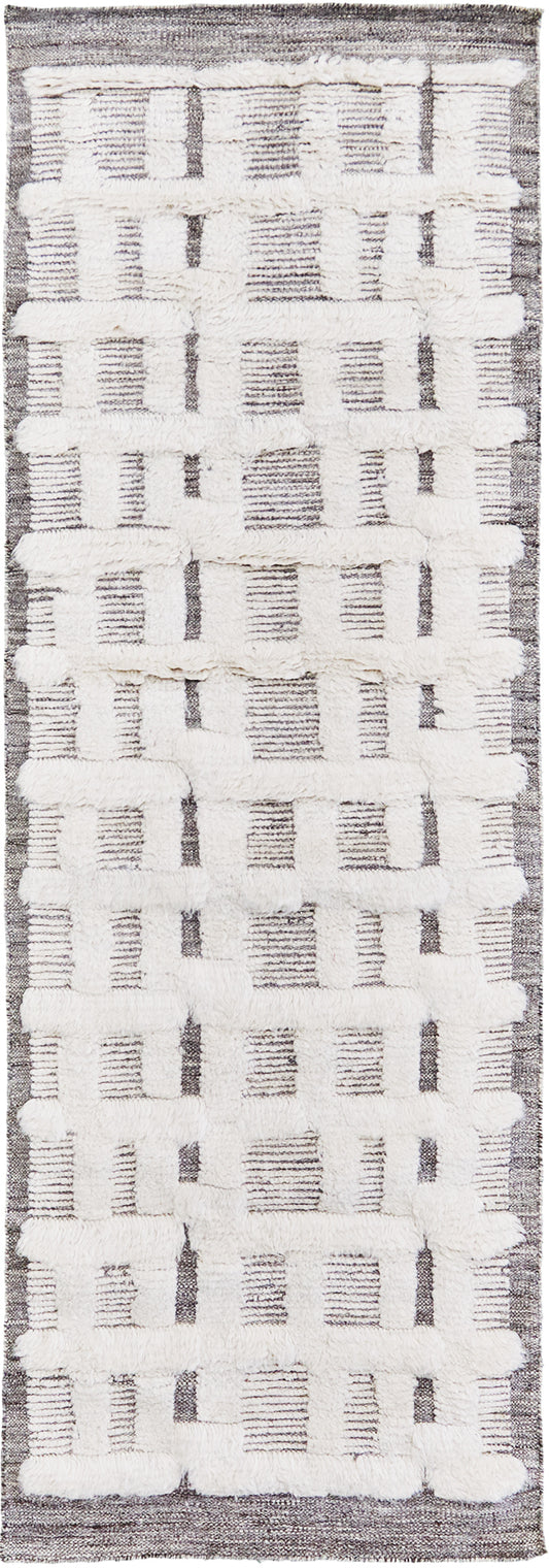 Bittern, Sandpiper Collection, Ivory Silver - one-of-a-kind handmade area rug [#1]