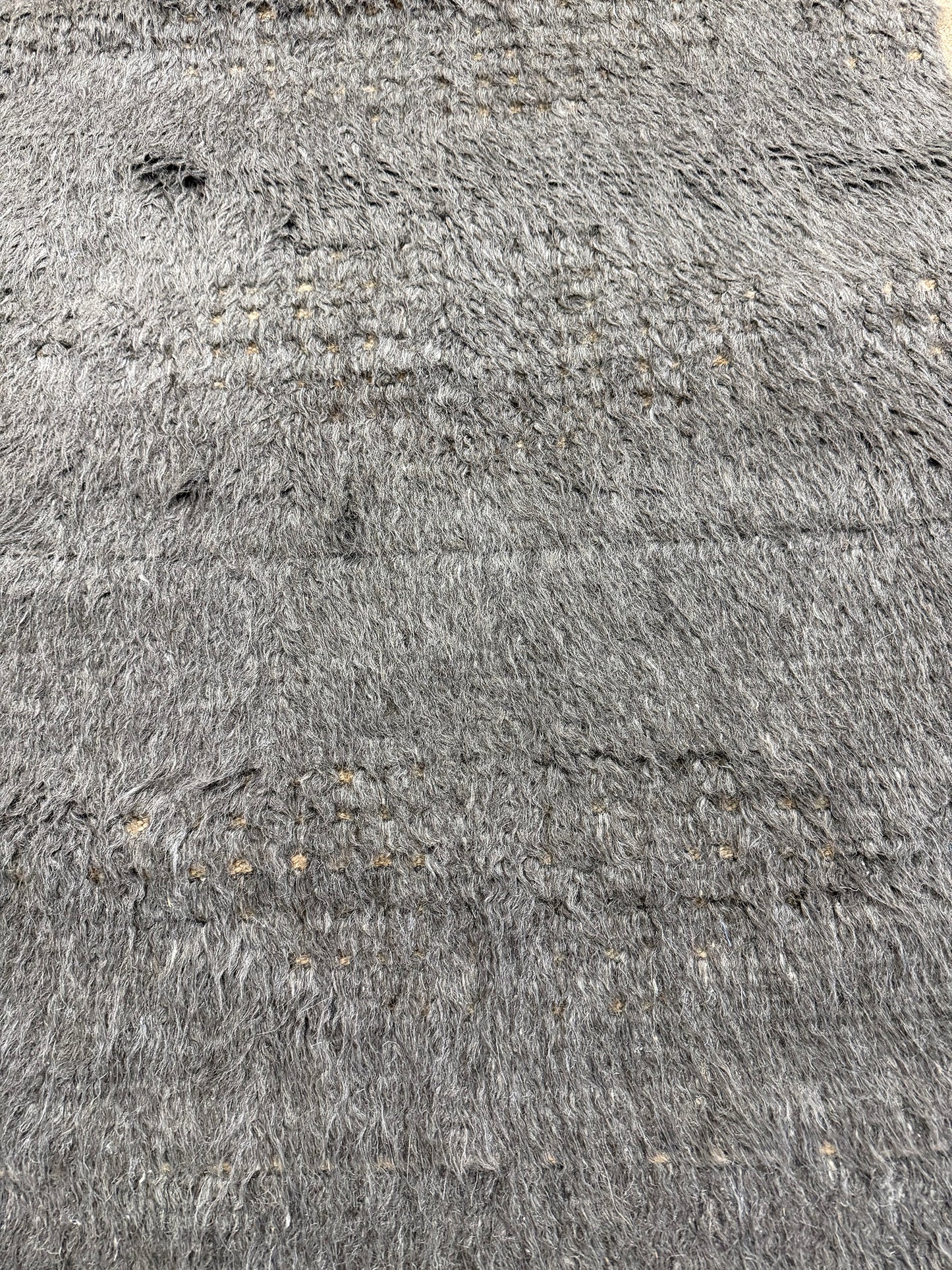 Spoonbill, Sandpiper Collection, Warm Black - close-up of weave texture and pile [#1]