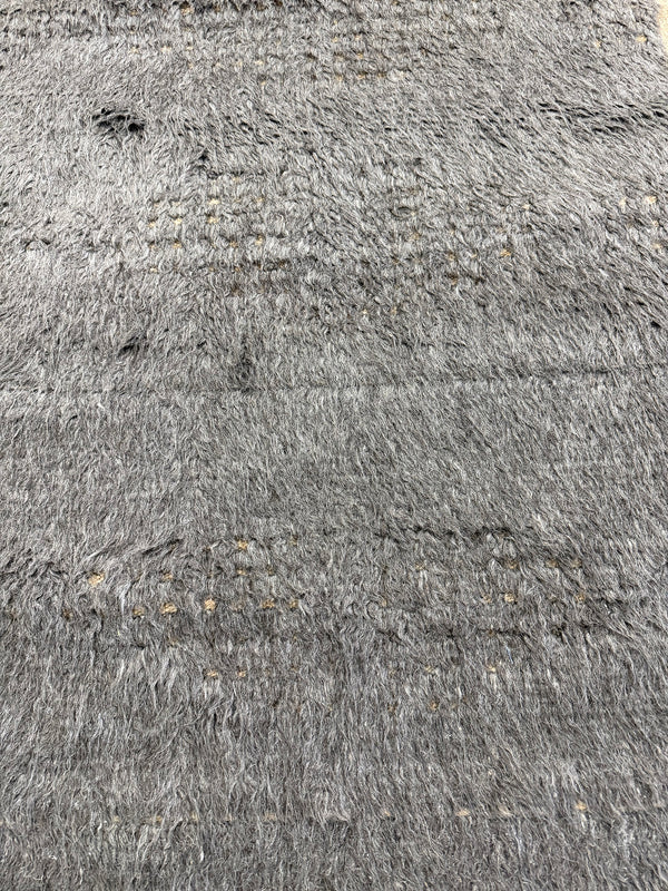 Spoonbill, Sandpiper Collection, Warm Black - close-up of weave texture and pile [#1]