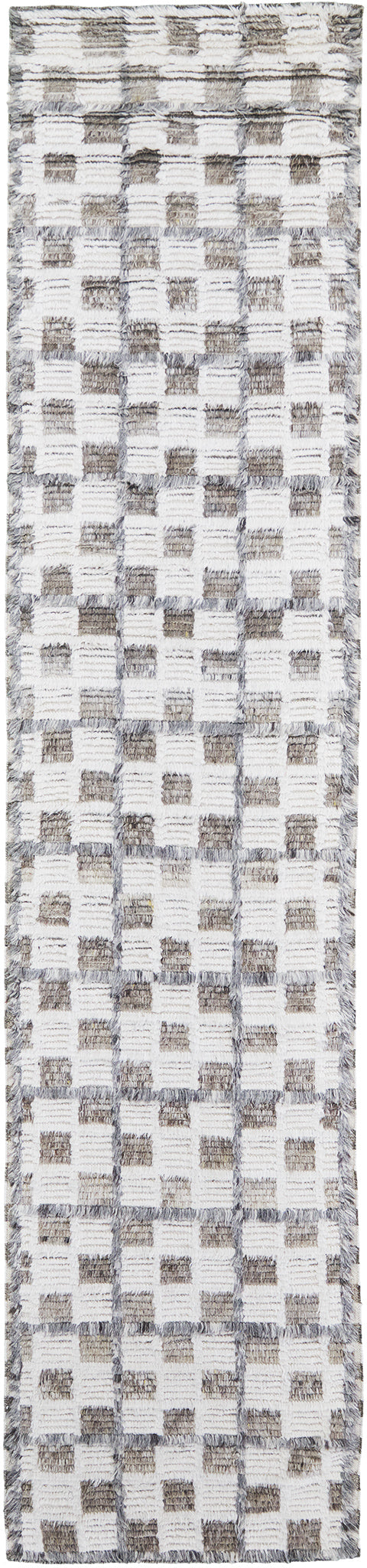 Miha, Sahara Collection, Ivory Stone Gray - one-of-a-kind handmade area rug [#1]