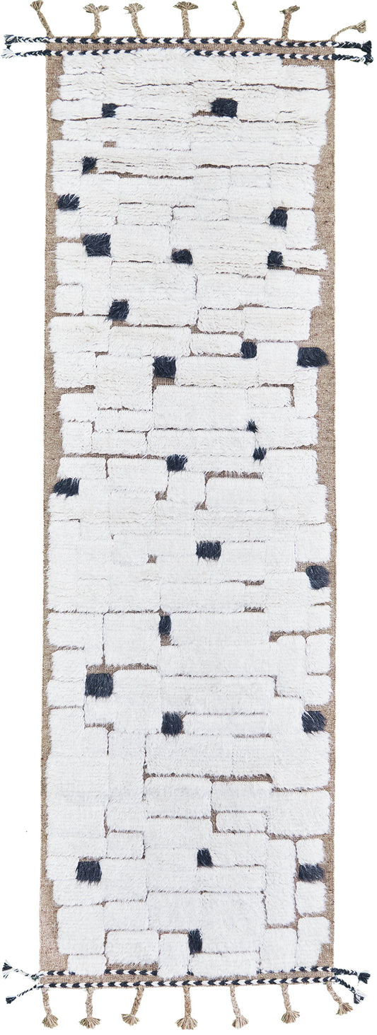 Avocet, Sandpiper Collection, Ivory Clay - one-of-a-kind handmade area rug [#1]