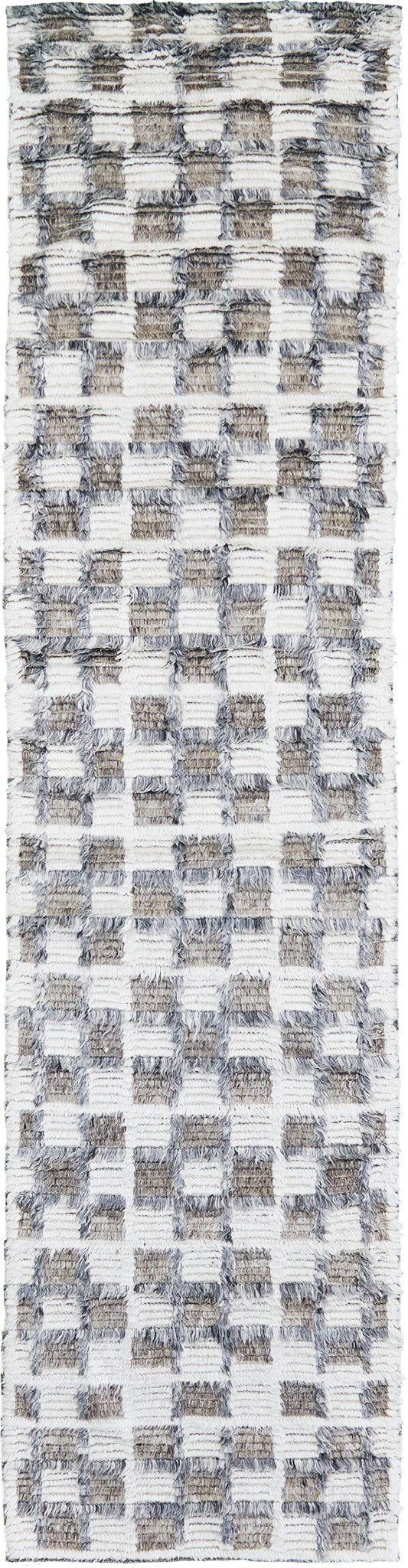Miha, Sahara Collection, Ivory Stone Gray - one-of-a-kind handmade area rug [#4]