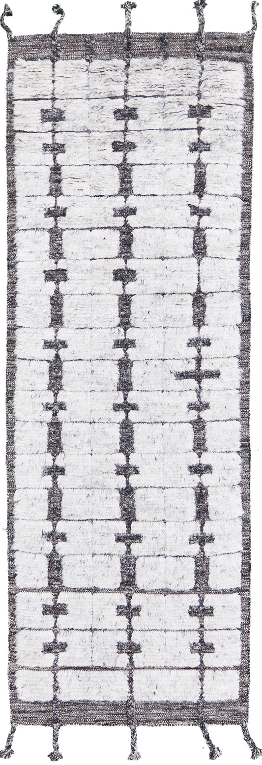 Ibis, Sandpiper Collection, Silver - one-of-a-kind handmade area rug [#3]