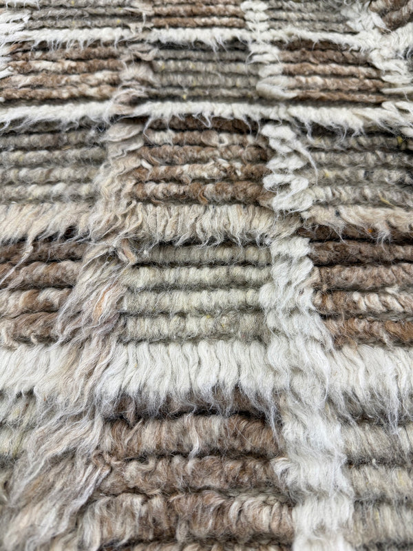 Miha, Sahara Collection, Ivory Clay - close-up of weave texture and pile [#3]