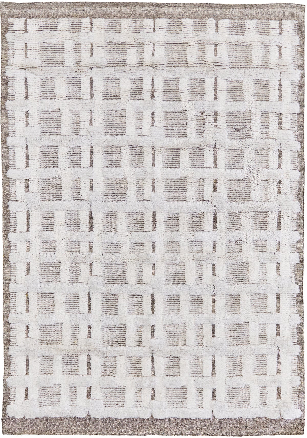 Bittern, Sandpiper Collection, Ivory Taupe - one-of-a-kind handmade area rug [#10]