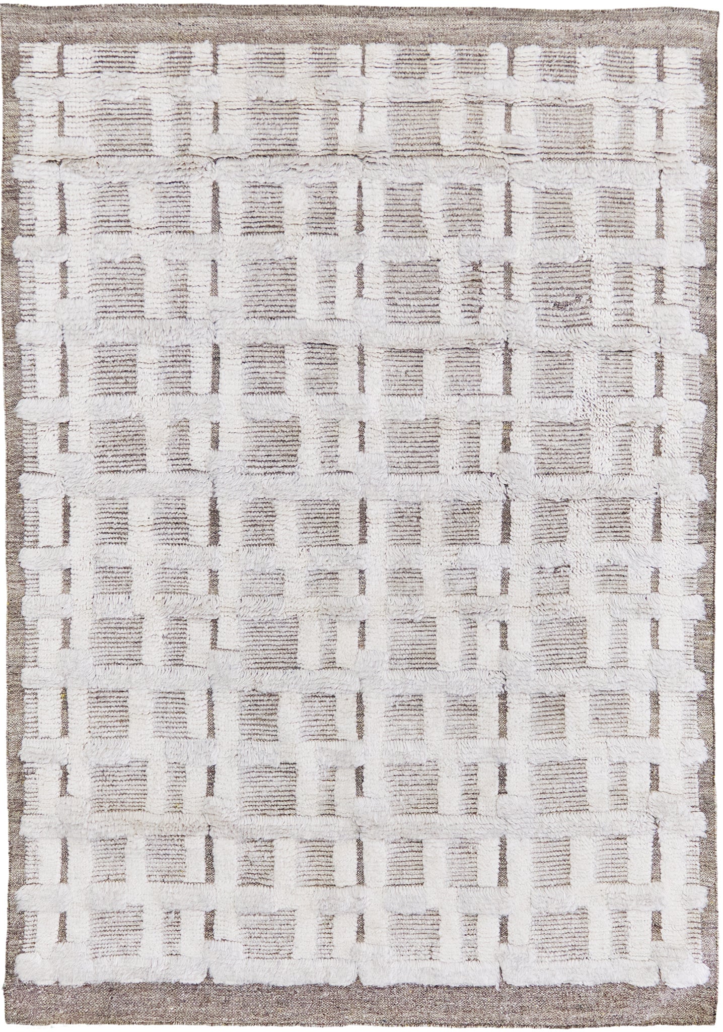 Bittern, Sandpiper Collection, Ivory Taupe - one-of-a-kind handmade area rug [#10]