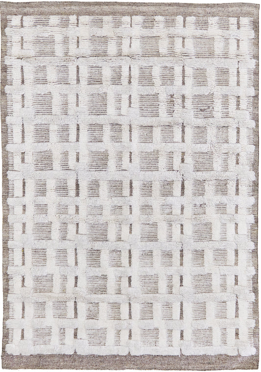 Bittern, Sandpiper Collection, Ivory Taupe - one-of-a-kind handmade area rug [#10]