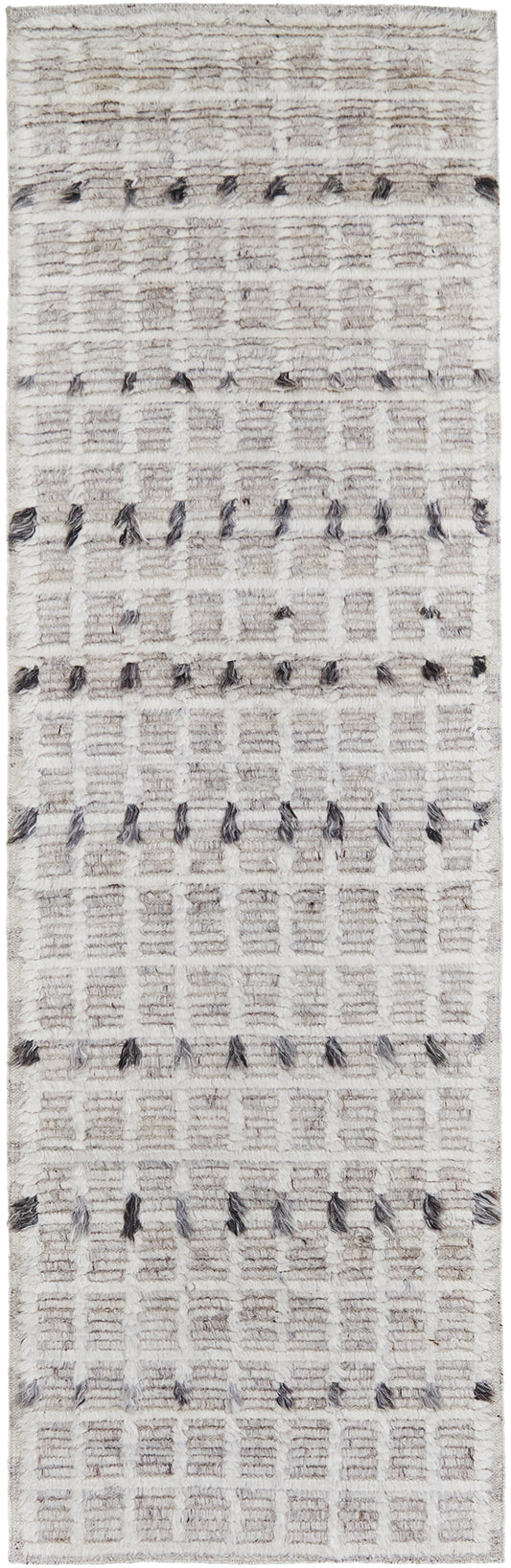 Amihan, Sahara Collection, Dove - one-of-a-kind handmade area rug [#8]