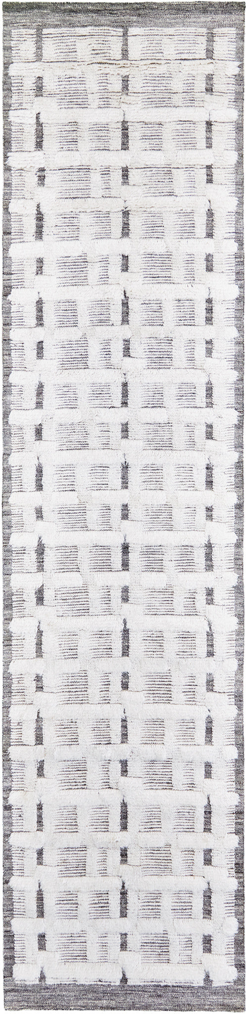 Bittern, Sandpiper Collection, Ivory Silver - one-of-a-kind handmade area rug [#5]
