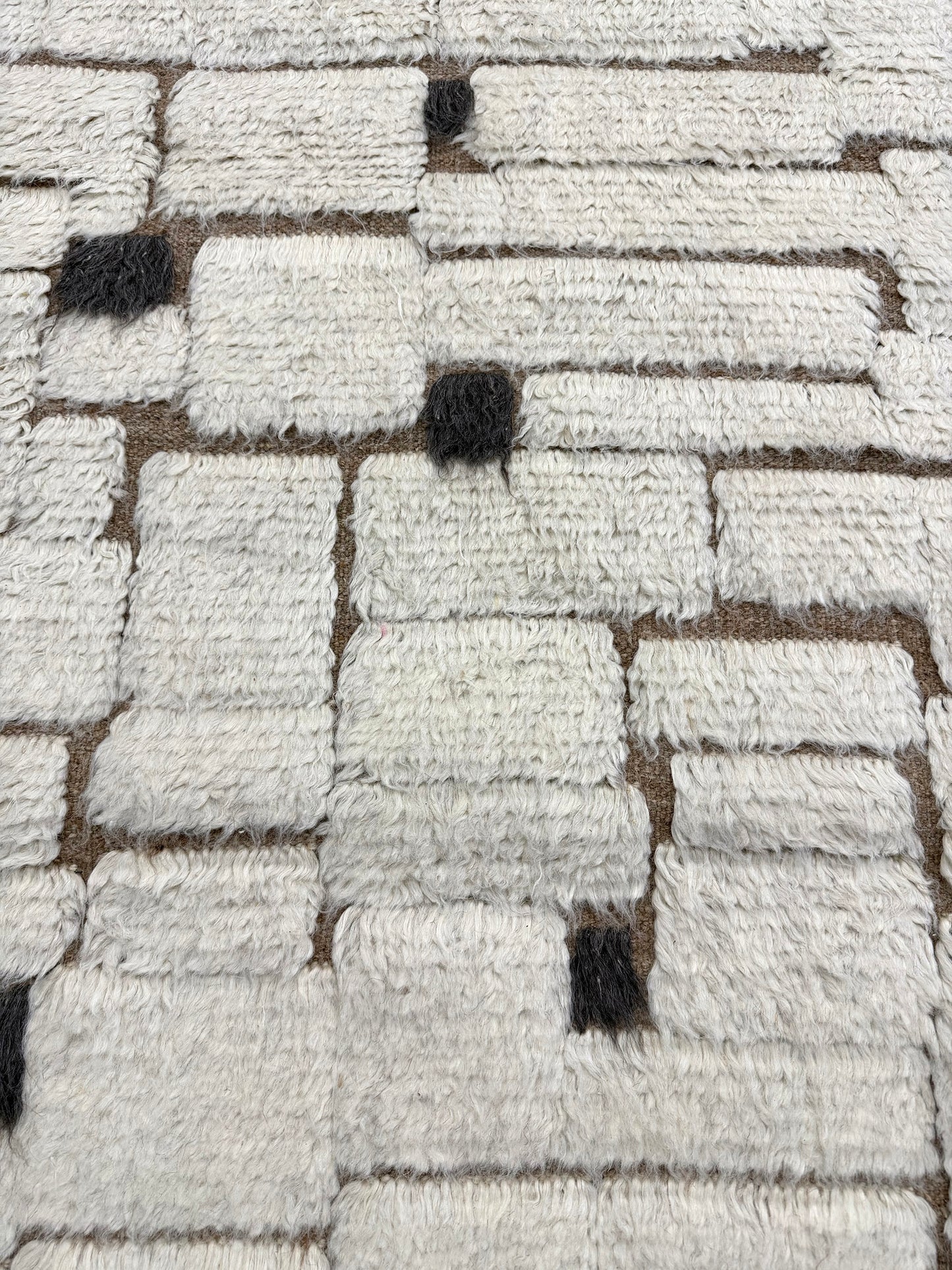 Avocet, Sandpiper Collection, Ivory Clay - close-up of weave texture and pile [#5]