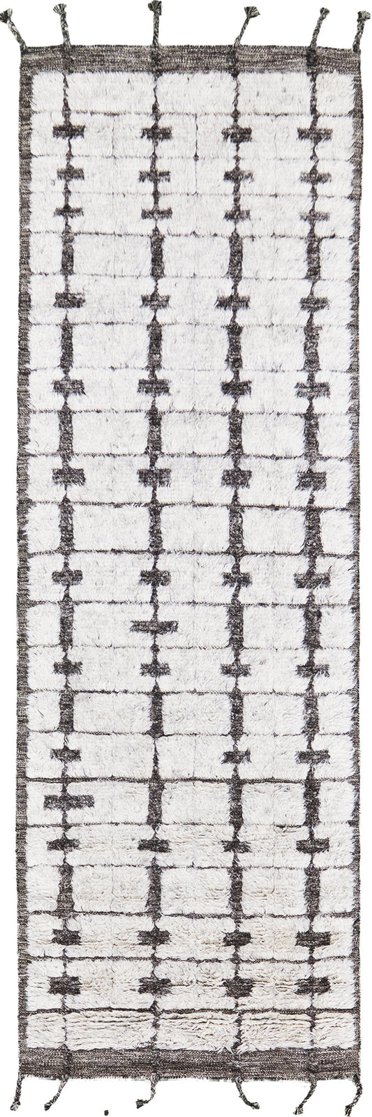 Ibis, Sandpiper Collection, Silver - one-of-a-kind handmade area rug [#5]