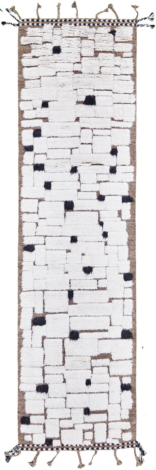 Avocet, Sandpiper Collection, Ivory Clay - one-of-a-kind handmade area rug [#7]