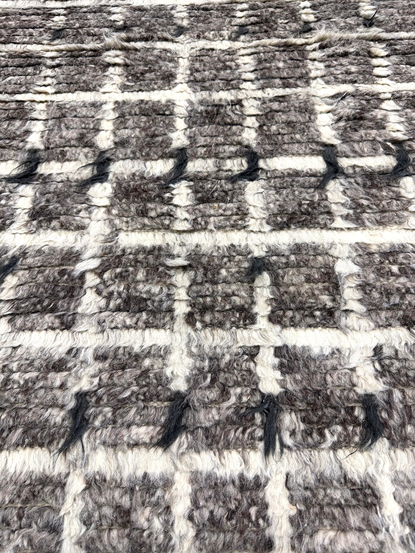 Amihan, Sahara Collection, Carbon - close-up of weave texture and pile [#8]
