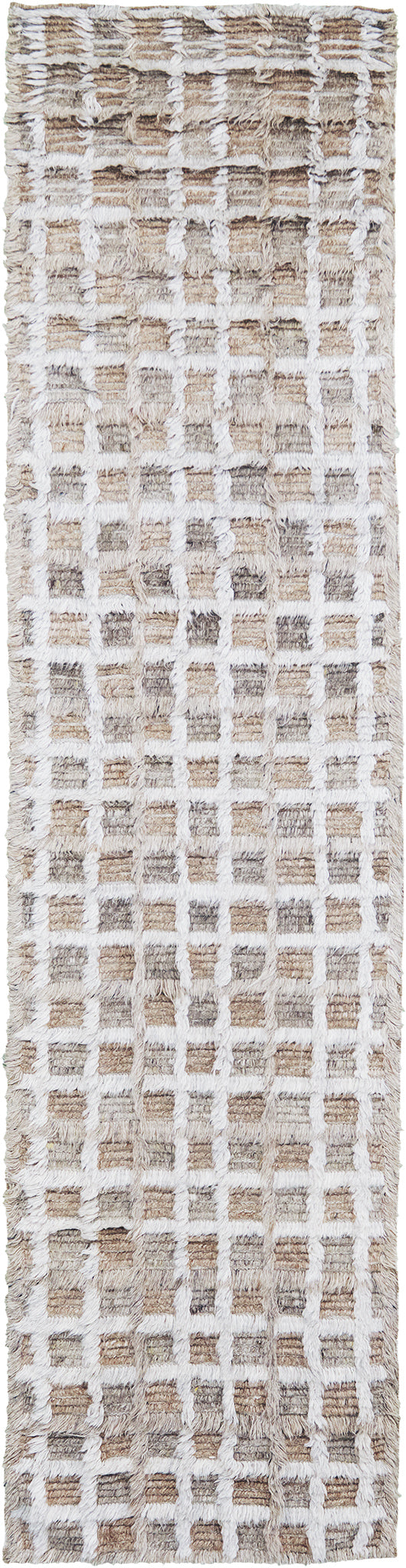 Miha, Sahara Collection, Ivory Clay - one-of-a-kind handmade area rug [#5]