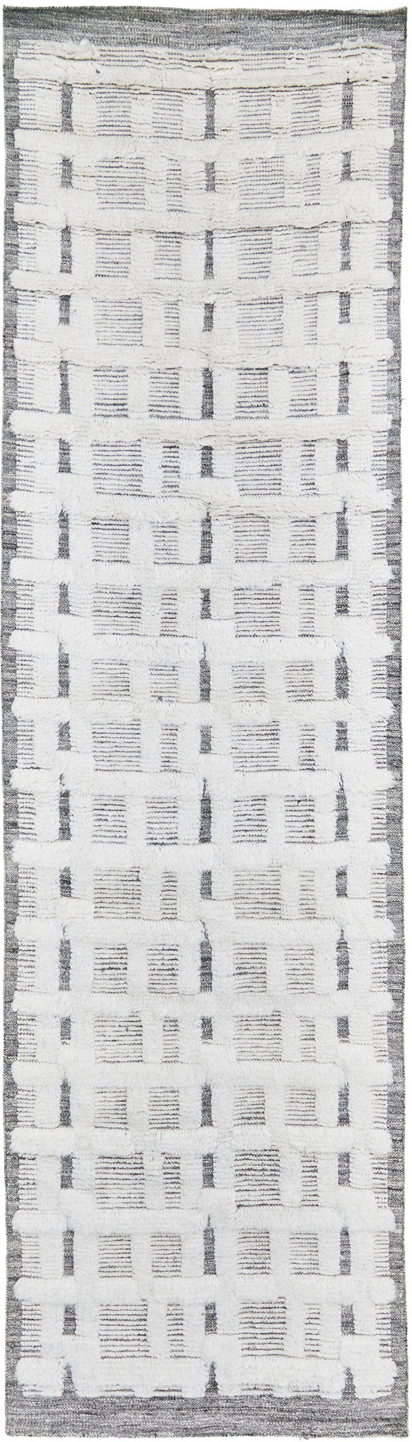 Bittern, Sandpiper Collection, Ivory Silver - one-of-a-kind handmade area rug [#7]