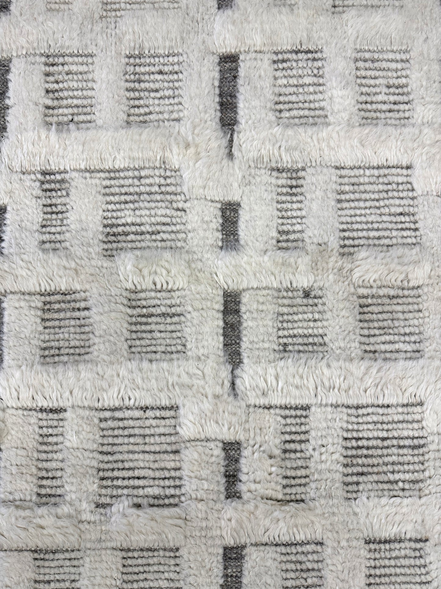 Bittern, Sandpiper Collection, Ivory Silver - close-up of weave texture and pile [#7]