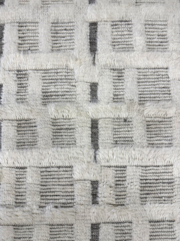 Bittern, Sandpiper Collection, Ivory Silver - close-up of weave texture and pile [#7]