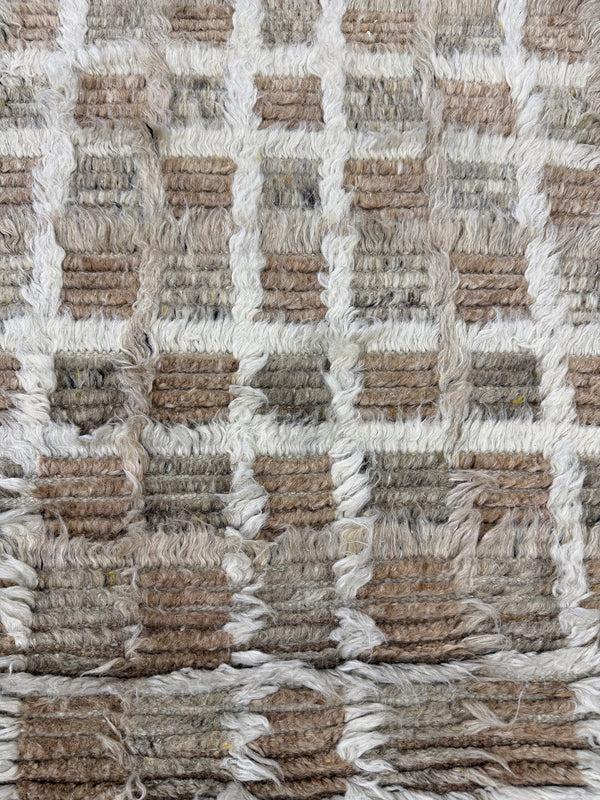 Miha, Sahara Collection, Ivory Clay - close-up of weave texture and pile [#6]