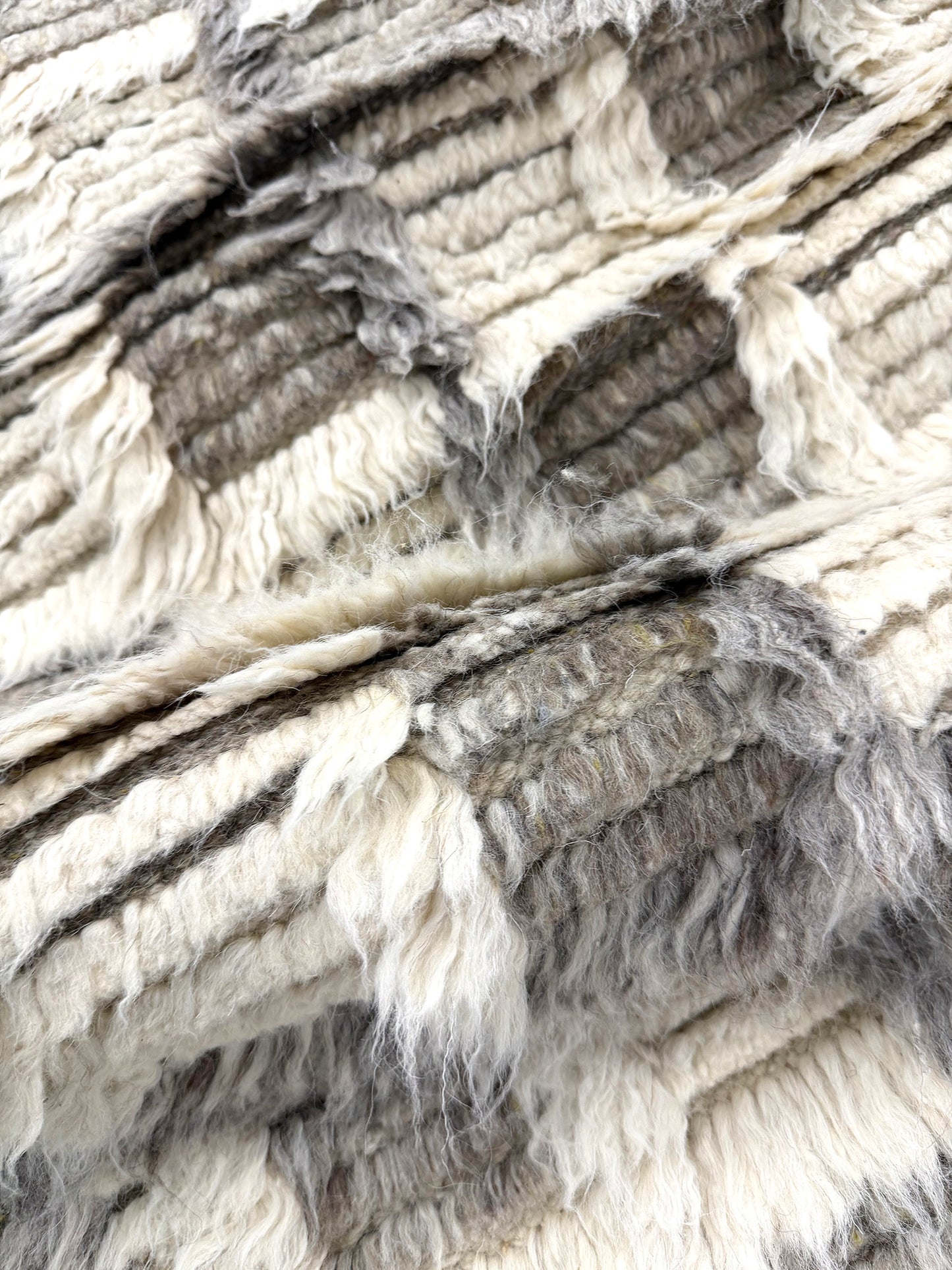 Miha, Sahara Collection, Ivory Stone Gray - overhead flat lay view [#9]