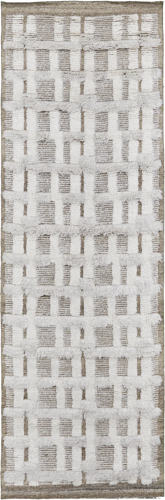 Bittern, Sandpiper Collection, Ivory Taupe - one-of-a-kind handmade area rug [#7]