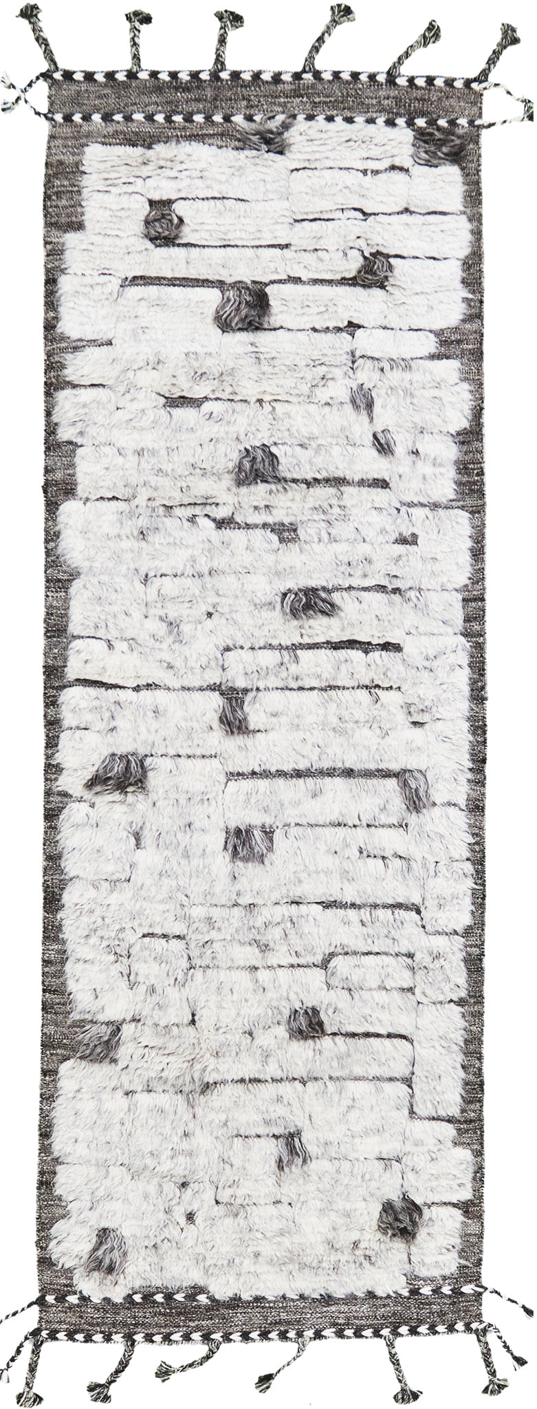 Avocet, Sandpiper Collection, Silver - one-of-a-kind handmade area rug [#3]