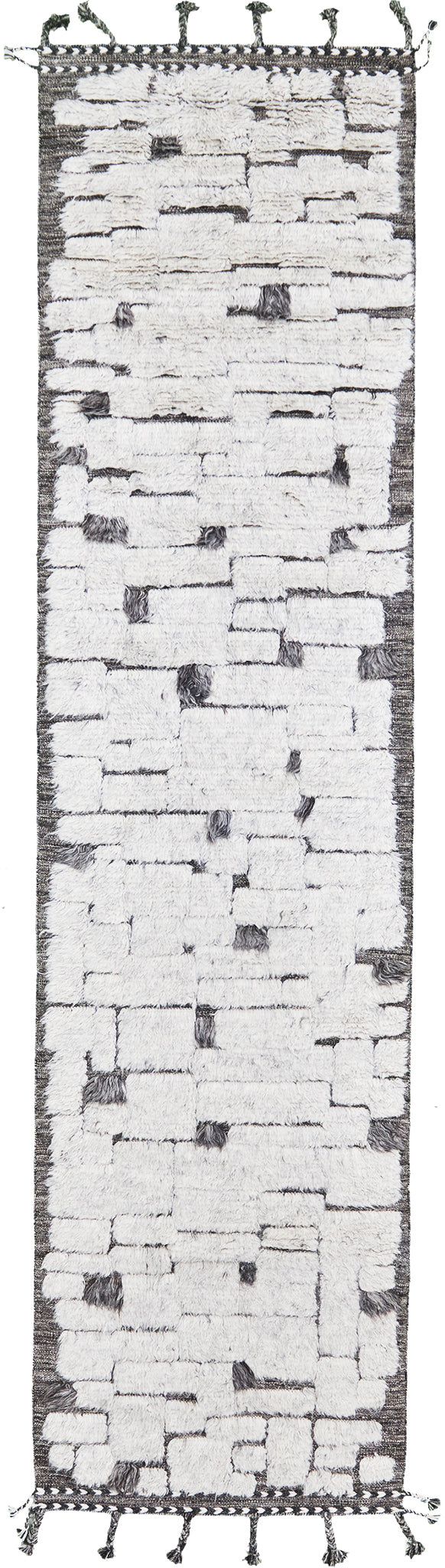 Avocet, Sandpiper Collection, Silver - one-of-a-kind handmade area rug [#4]