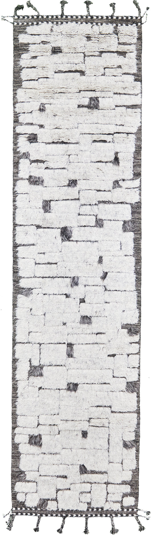 Avocet, Sandpiper Collection, Silver - one-of-a-kind handmade area rug [#4]