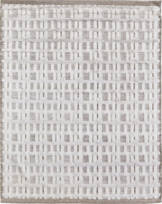 Bittern, Sandpiper Collection, Ivory Taupe - one-of-a-kind handmade area rug [#11]