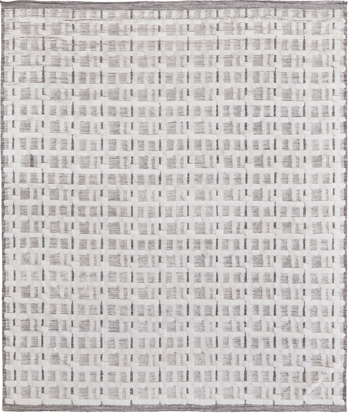 Bittern, Sandpiper Collection, Ivory Silver - one-of-a-kind handmade area rug [#10]