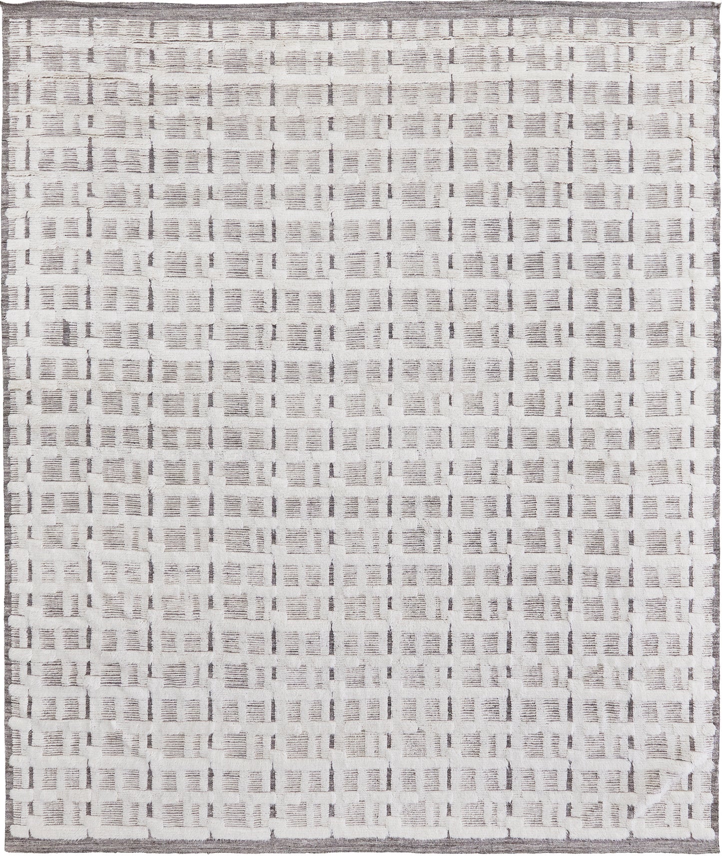 Bittern, Sandpiper Collection, Ivory Silver - one-of-a-kind handmade area rug [#10]