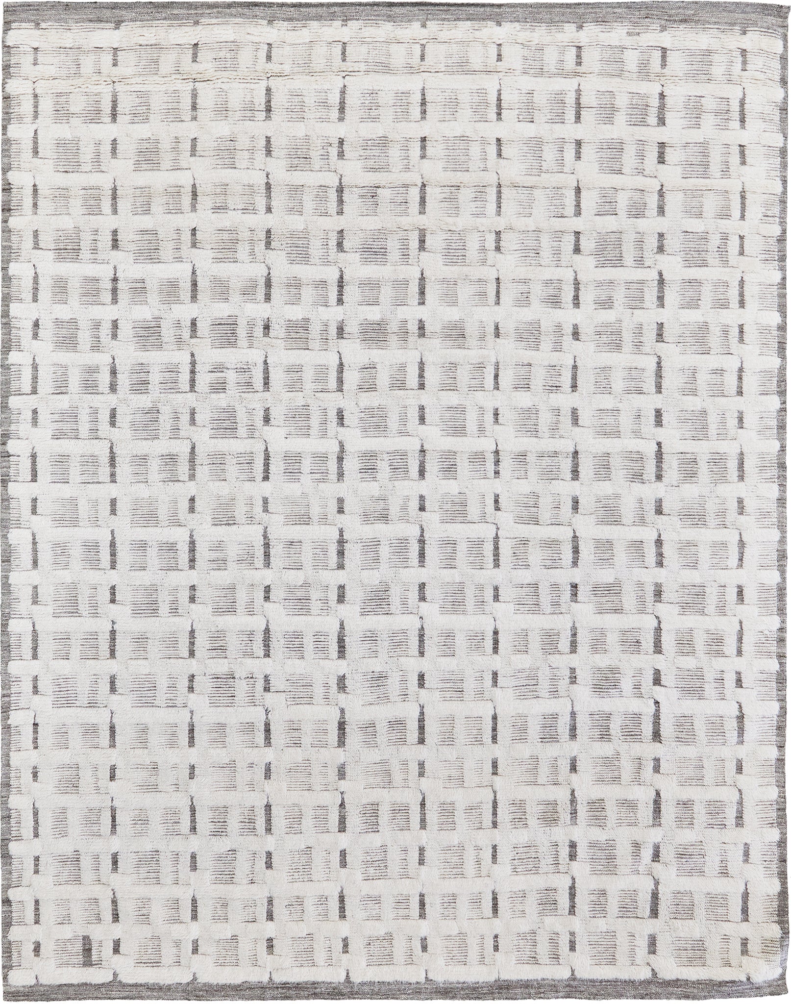Bittern, Sandpiper Collection, Ivory Silver - one-of-a-kind handmade area rug [#11]