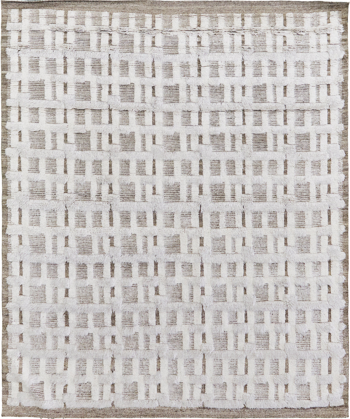 Bittern, Sandpiper Collection, Ivory Taupe - one-of-a-kind handmade area rug [#12]