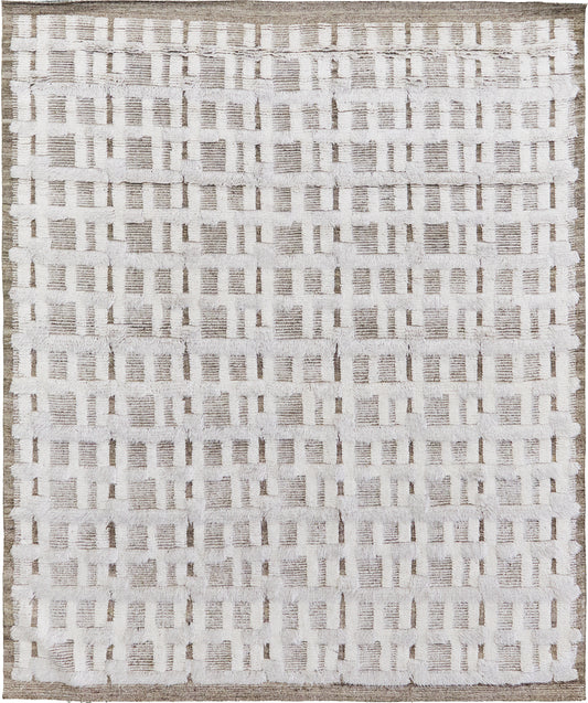 Bittern, Sandpiper Collection, Ivory Taupe - one-of-a-kind handmade area rug [#12]