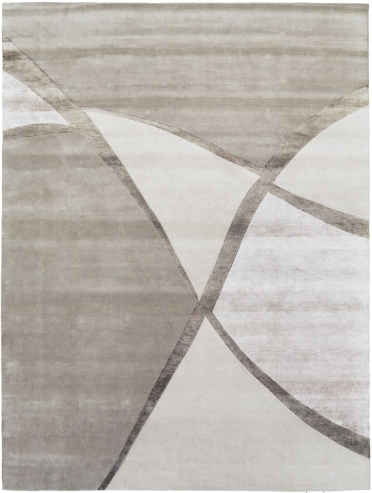 Catroux by Erinn V., Taupe - one-of-a-kind handmade area rug