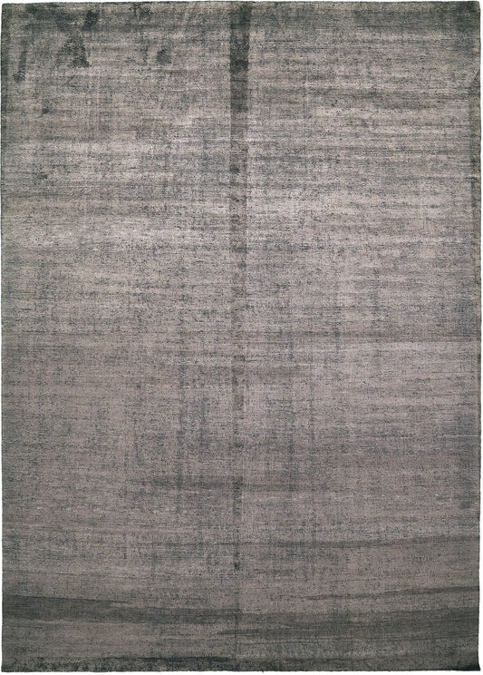 Silt Pebble, Loam Collection, Charcoal - one-of-a-kind handmade area rug [#1]